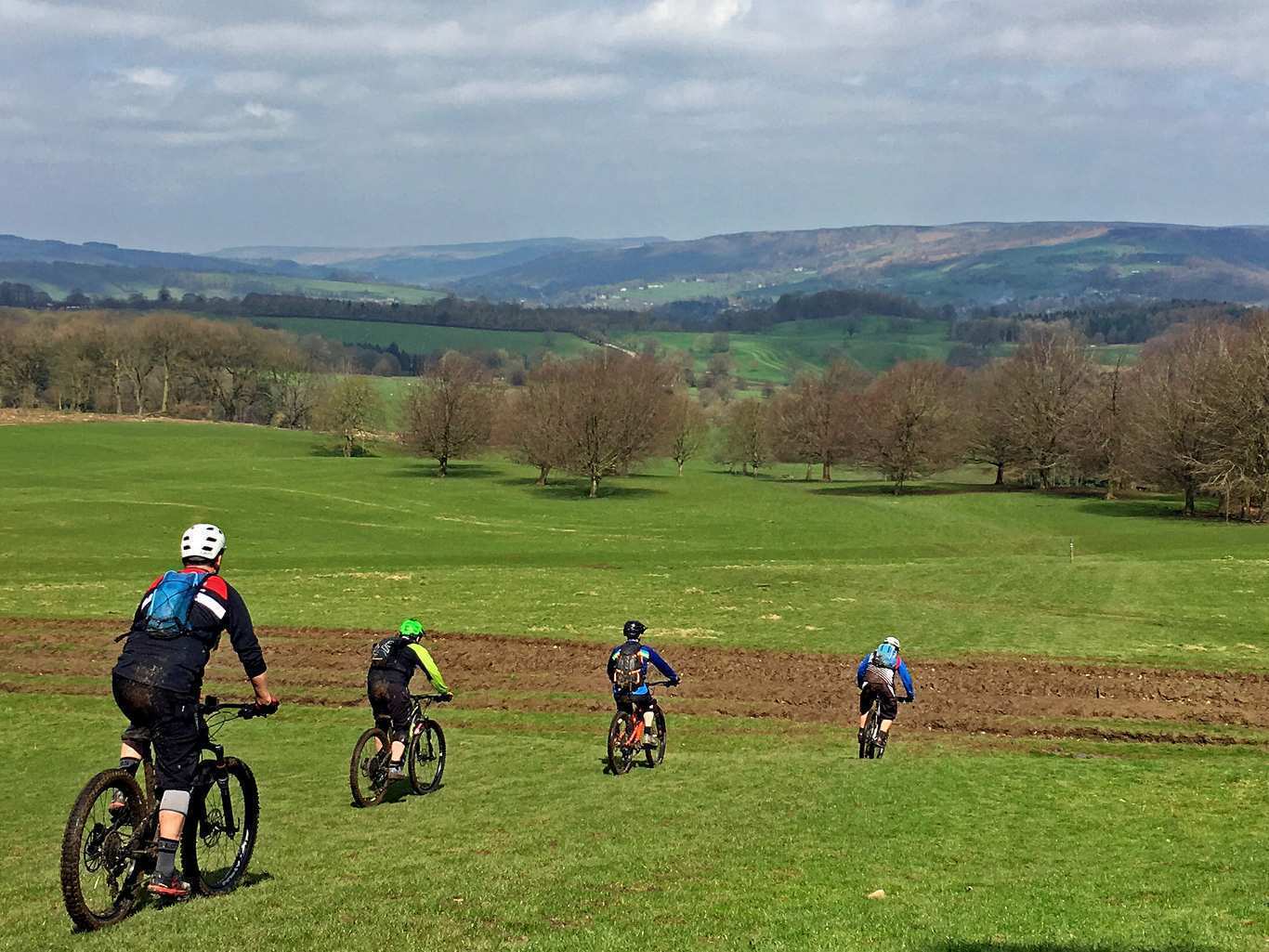 white peak mountain biking